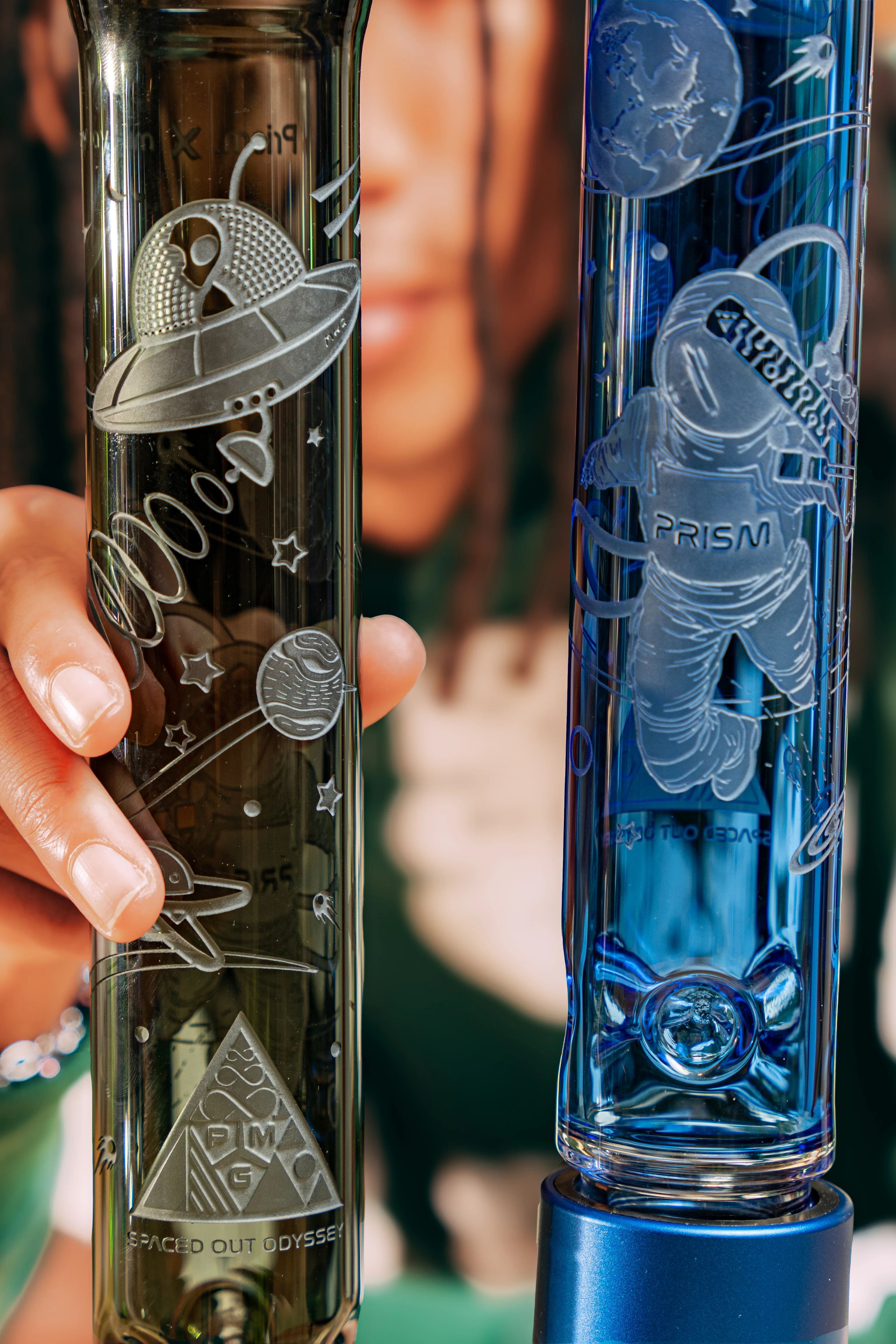 Spaced Out Odyssey Etched Tall Mouthpiece - Image 3