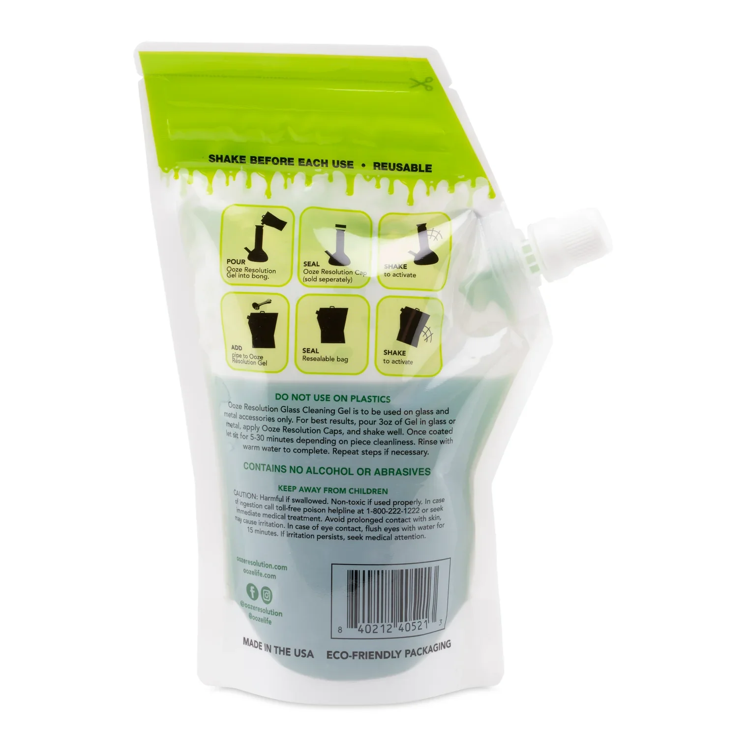 Ooze Resolution Gel Glass Cleaner - Image 3
