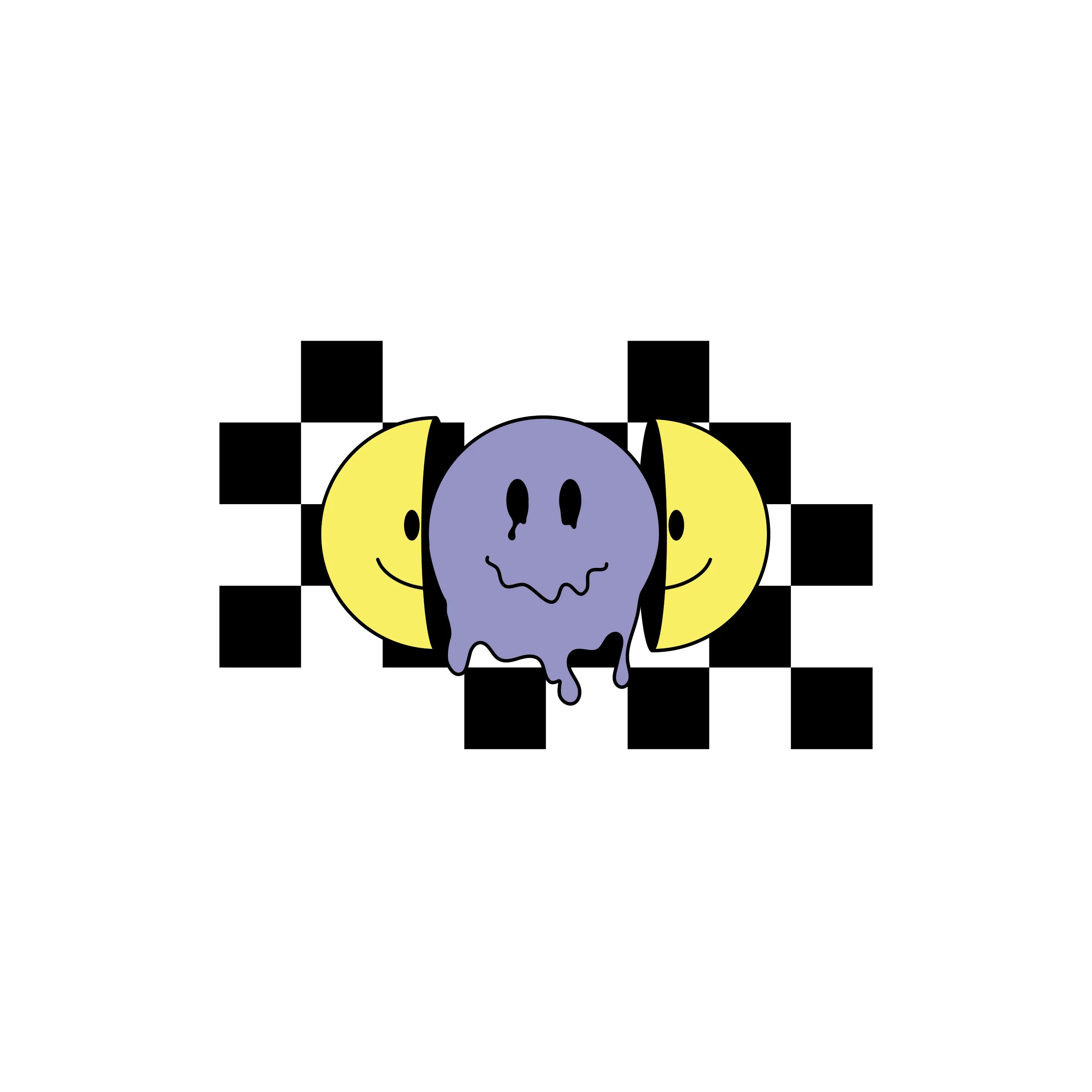 Big Perc Smile Decal