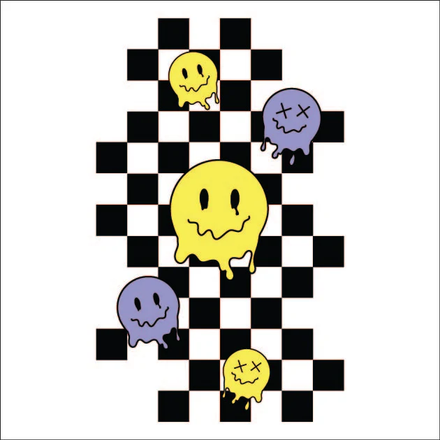 Tall Mouthpiece Smile Decal