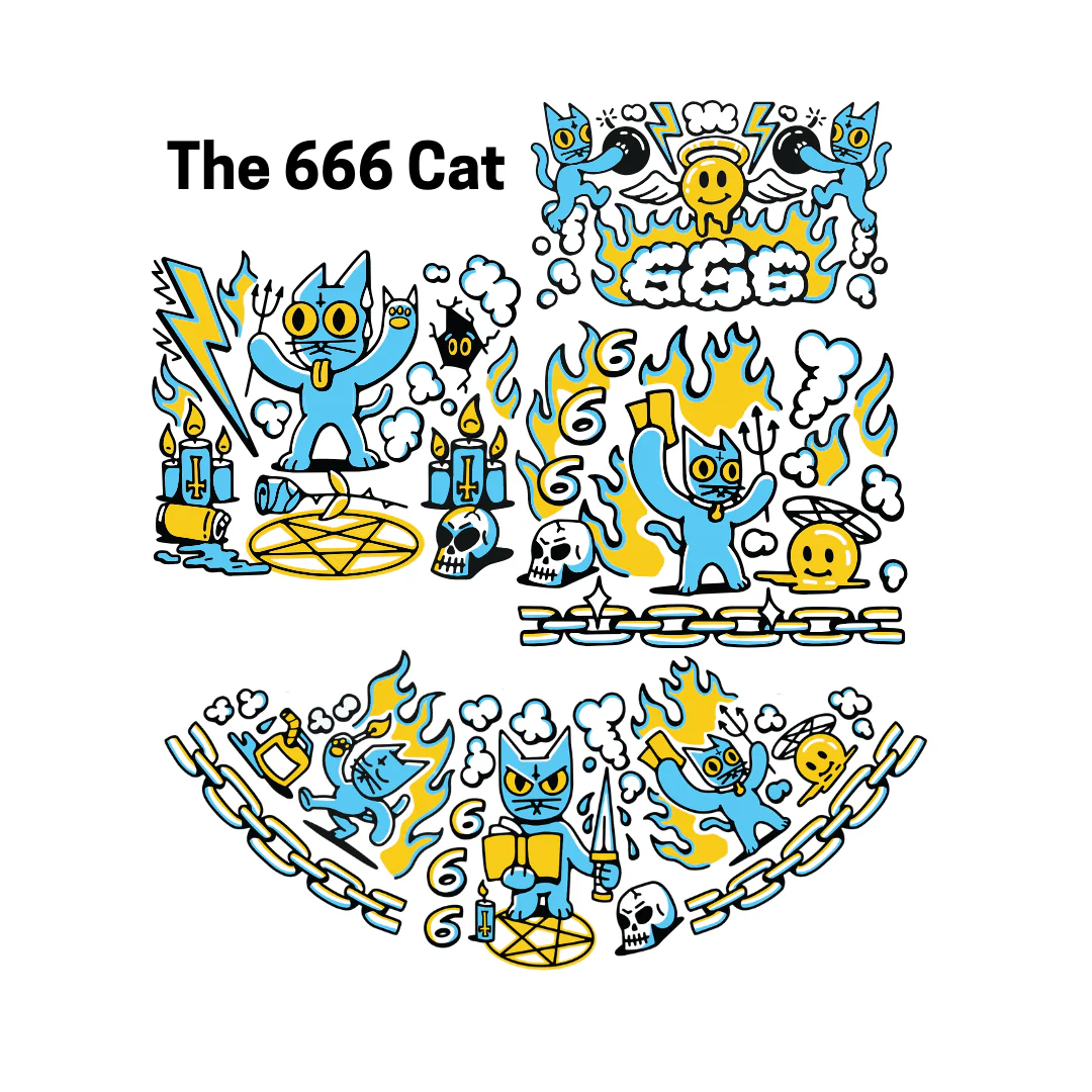 The 666 Cat Beaker Double Stack - Image 3